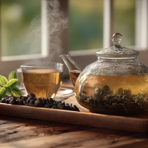 recette th&eacute; noir darjeeling muscat