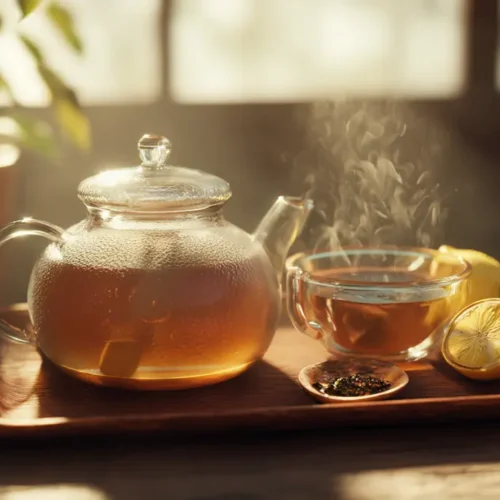 recette th&eacute; noir miel citron