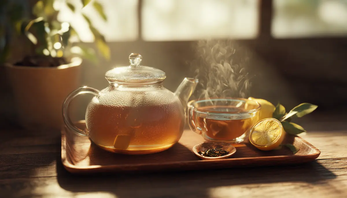 recette thé noir miel citron