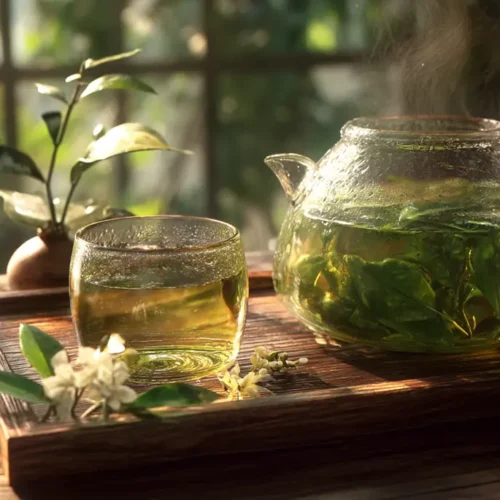 recette th&eacute; vert jasmin
