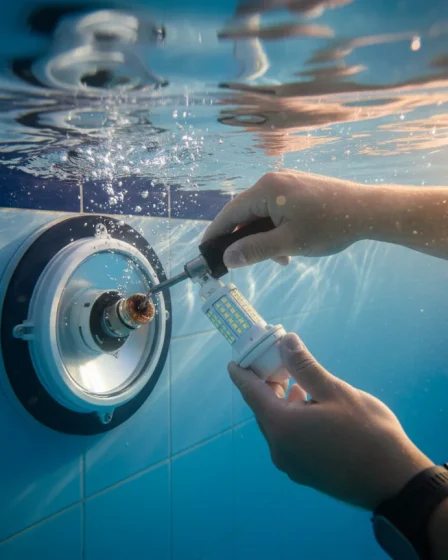 Faut-il vider la piscine pour changer l'ampoule du projecteur ? - Image 1