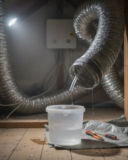 Comment vider l'eau accumulée dans les gaines de VMC ? - Image 1
