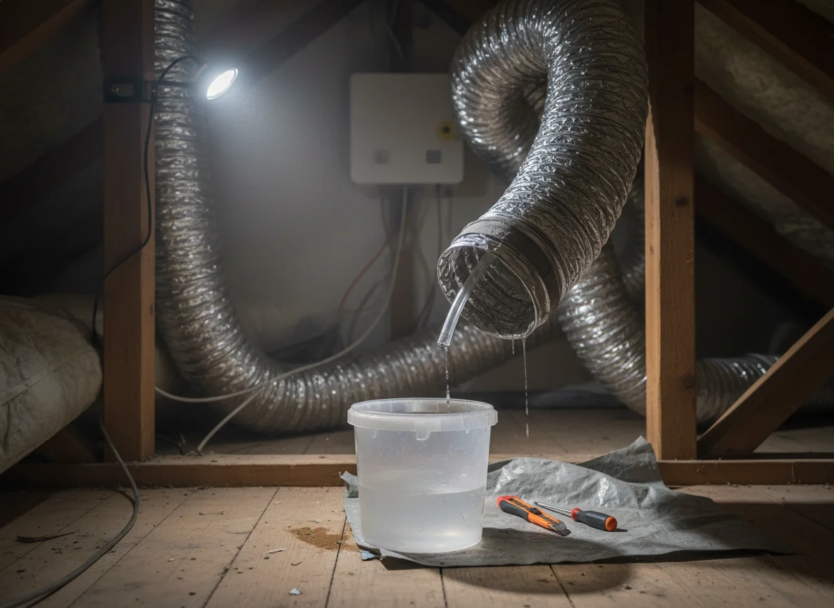 Comment vider l'eau accumulée dans les gaines de VMC ? - Image 1