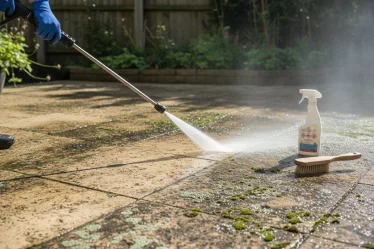 Nettoyage d'une terrasse en pierre reconstituée : méthodes et produits efficaces - Image 1