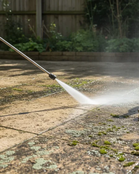 Nettoyage d'une terrasse en pierre reconstituée : méthodes et produits efficaces - Image 1
