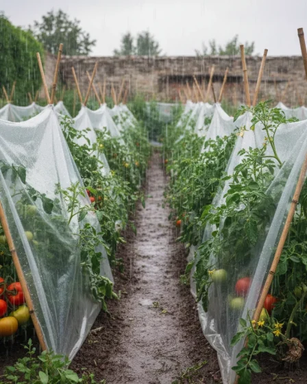 Comment protéger les tomates de la pluie et éviter le mildiou ? - Image 1