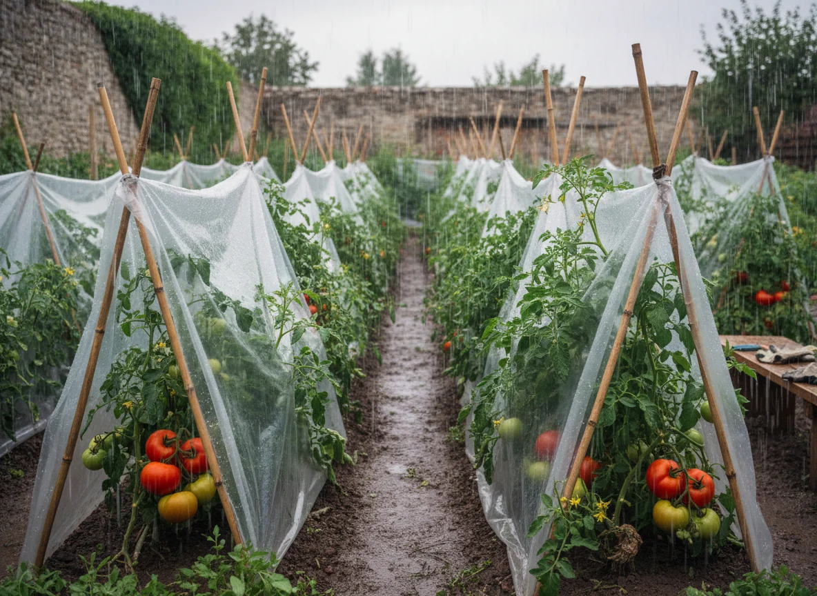 Comment protéger les tomates de la pluie et éviter le mildiou ? - Image 1