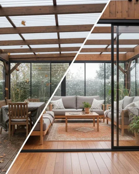 Quel prix pour fermer une terrasse couverte ? Budget et solutions - Image 1