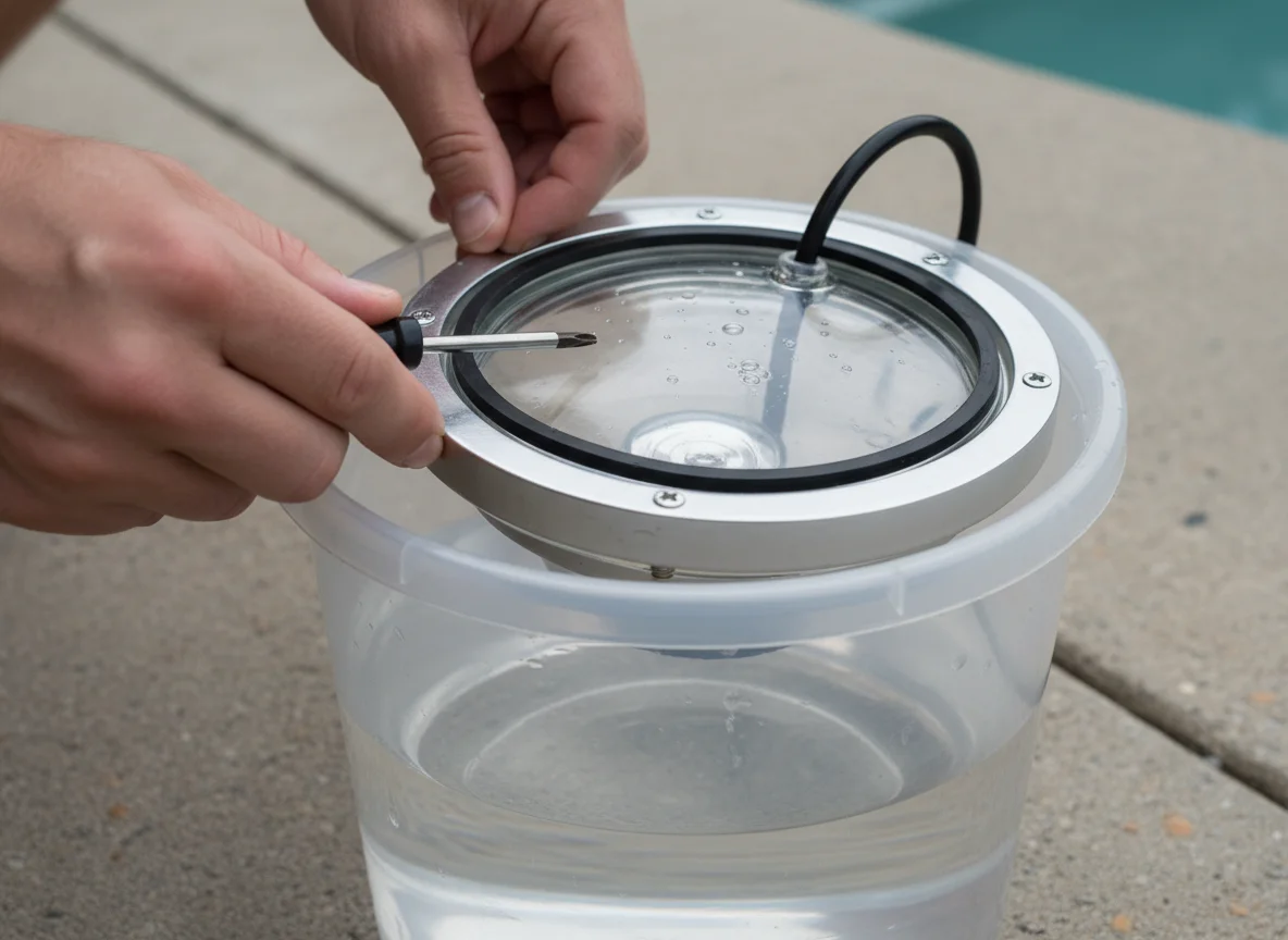 Faut-il vider la piscine pour changer l'ampoule du projecteur ? - Image 2