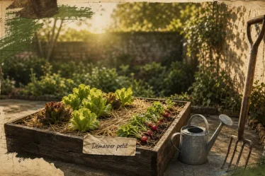 Petit potager carré 1,20x1,20 m : comment faire un potager quand on débute