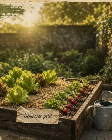 Petit potager carré 1,20x1,20 m : comment faire un potager quand on débute