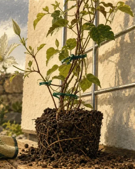 Faire grimper des plantes sur un mur : treillis et clématite sans dégâts