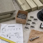 Kit terrasse : lames rainurées, lambourdes pin autoclave et visserie inox A2