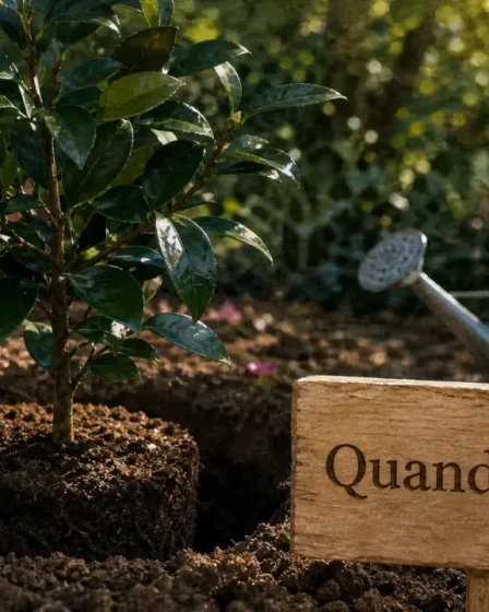 Quand planter un camelia : plantation en pot et terre de bruyère