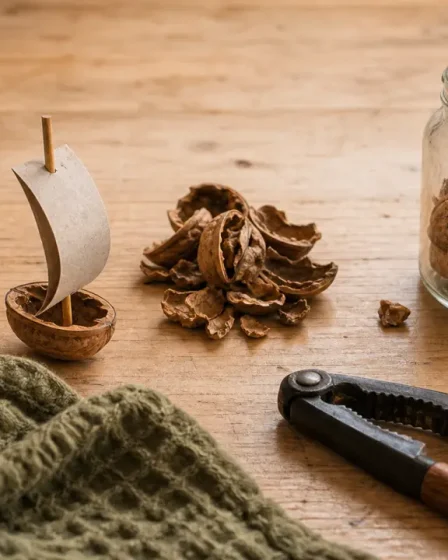Que faire des coquilles de noix : compost, paillage, drainage et allume-feu