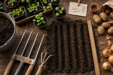 Que planter en avril au potager : jeunes plants de laitues, pommes de terre et oignons