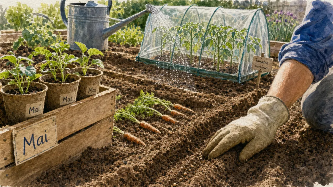 Que planter en mai au potager : semis en pleine terre, plantations d’été