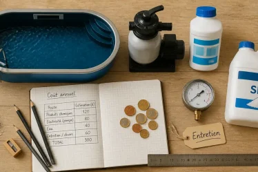 Coût entretien piscine : budget annuel et optimisation des dépenses