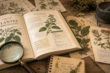 Larousse plantes médicinales : fiches illustrées, herbiers et plantes séchées