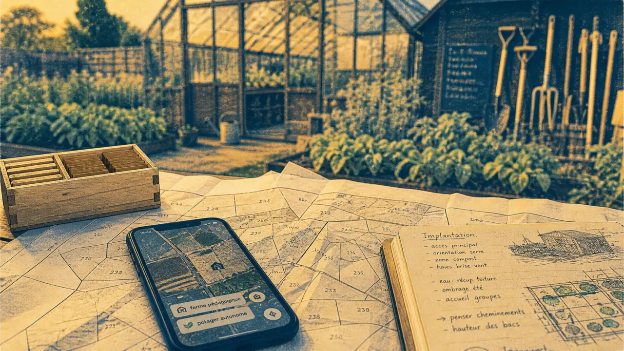 Le petit potager : carte géolocalisée pour trouver un bon site de jardinage