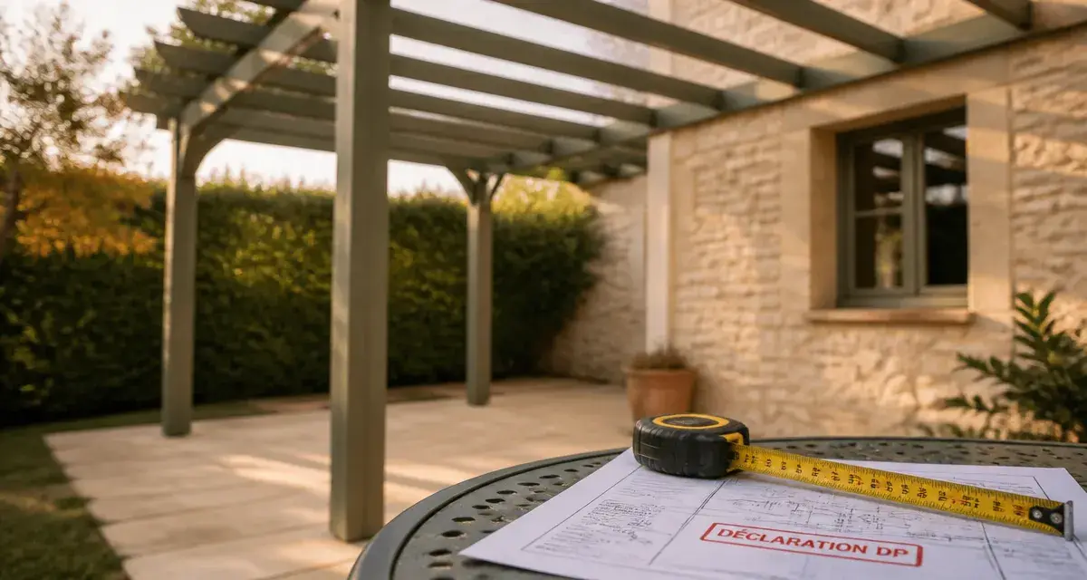 Pergola sans toit : une pergola sans toit est elle une annexe a l'habitation, déclaration DP