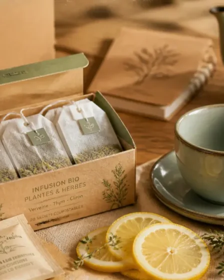 Tisane jardin bio BiO étic en infusettes compostables, après-repas