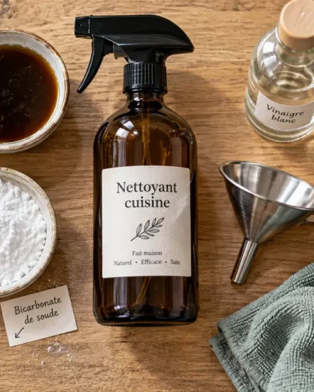Nettoyant cuisine maison au savon noir