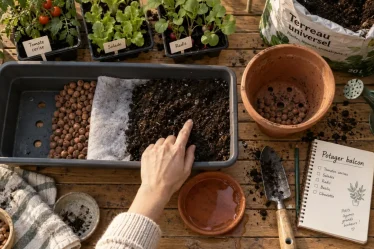 Potager balcon : vérifier l’humidité pour éviter le marécage