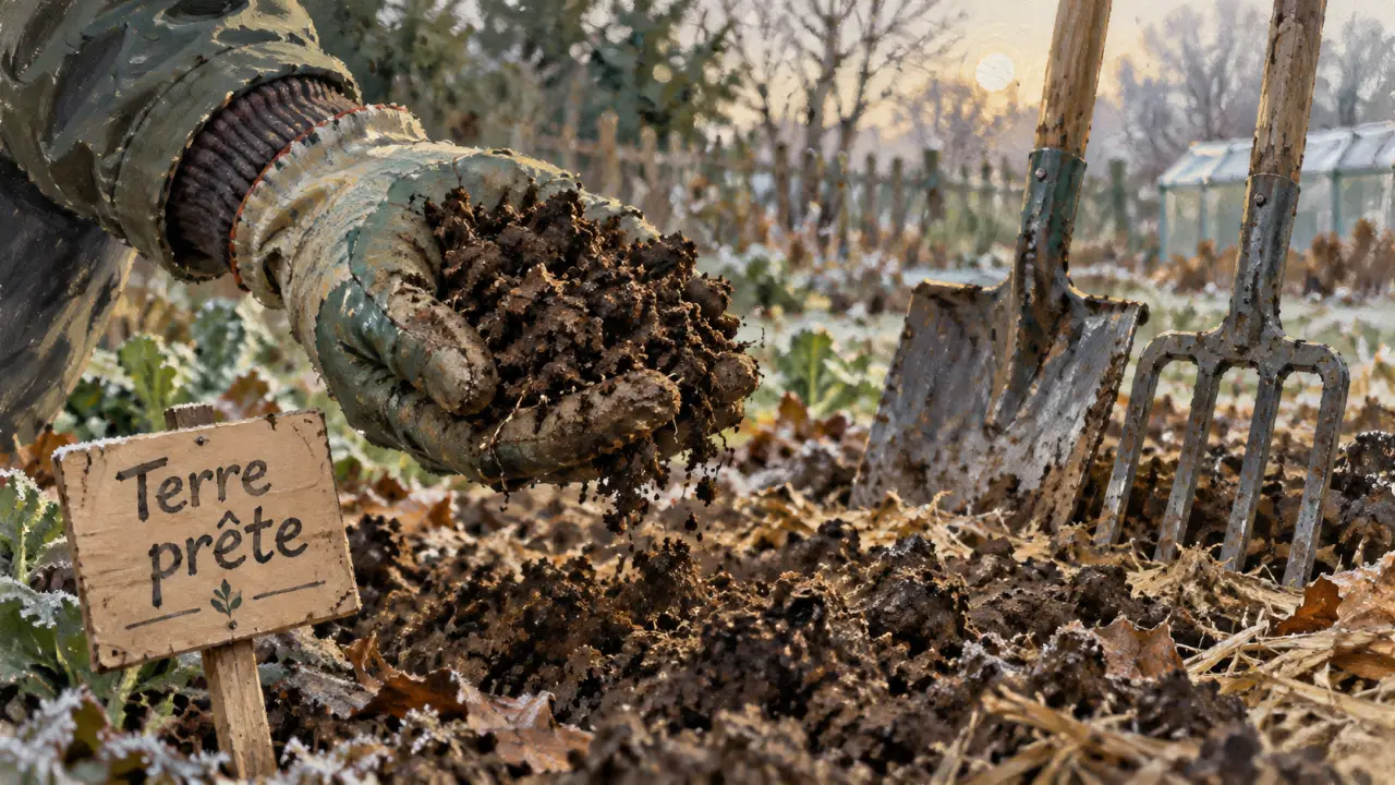 Quand retourner la terre du potager : sol prêt, terre en main