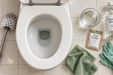 Nettoyage wc naturel au vinaigre contre le tartre